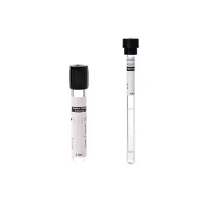 Cotaus ESR ống đặc biệt dùng một lần chân không máu mẫu bộ sưu tập Ống nghiệm với nắp màu đen
