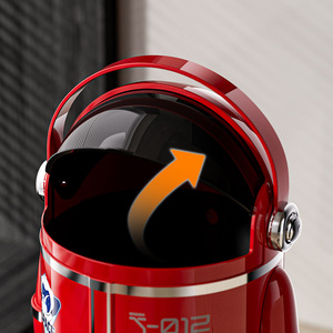 Astronaut Shape Waste Bin With Lid Indoor Use 1.8kg 2.3kg HL-301 HL-302 HL-3011 HL-3012 - Product Image 4
