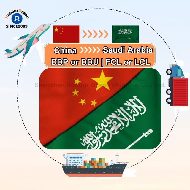 China to KSA Air Shipping Sea Freight Agent DDP Door to Door Delivery for Plastics Sports Wear & E-commerce Products From China
