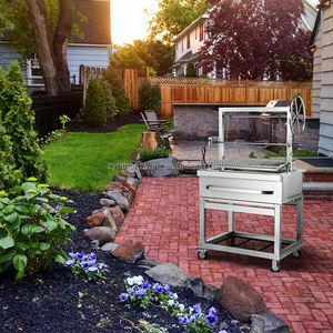 <span class=keywords><strong>Parrilla</strong></span> <span class=keywords><strong>argentina</strong></span> de acero inoxidable, carrito de <span class=keywords><strong>parrilla</strong></span> de Santa María - Product Image 5