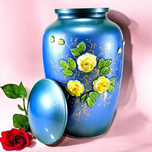 Modern Cremation Urn <b>for</b> Adult <b>Ashes</b> Latest Design Handcrafted Metal Cremation Urn & <b>Keepsake</b> <b>for</b> Funeral Supplies Adult Style - Product Image 2