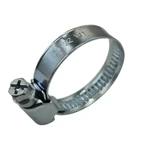 Thickened throat clamp, German style carbon steel galvanized radiator fastener, hose clamp, pipe fitting clamp