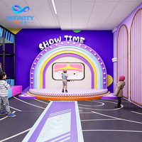 Nouveau parc gonflable amélioré 2.0, aire de jeux gonflable commerciale de grande taille pour FEC, avec trampoline et salle de jeux souple pour fêtes