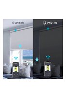 Persianas Enrollables Eléctricas Motorizadas Personalizadas, Opacas, para Oficina, con Control WiFi Tuya Zigbee Integrado, Horizontales y Lisas