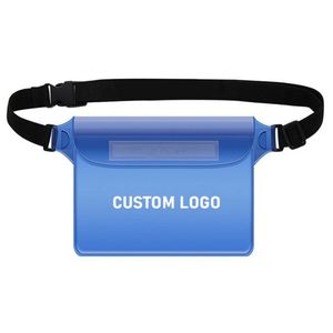 Hot Selling Promotional <b>Gift</b> Phone Waterproof Waist Swimming Bag Sublimation Blank Side Pvc Transparent Waist Bag - Product Image 1