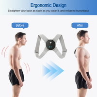 Ceinture de soutien électrique intelligente pour le haut du dos avec rappel par vibration