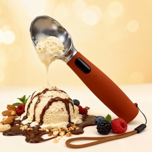 Cuillère à glace et à fruits en zinc antiadhésive et anti-gel, avec poignée confortable - Product Image 1