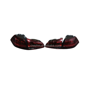Feux arrière séquentiels dynamiques à LED pour Volkswagen Golf 7/7.5 MK7/MK7.5 nouveau <span class=keywords><strong>feu</strong></span> <span class=keywords><strong>stop</strong></span> arrière à lentille rouge - Product Image 2
