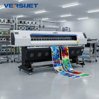 Imprimante jet d'encre à sublimation Versijet 1,8 m avec double tête d'impression rouleau-à-rouleau, garantie 1 an
