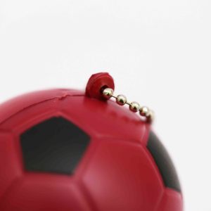 Porte-clés de football en PU, jouets anti-stress à presser, balles anti-stress - Product Image 4