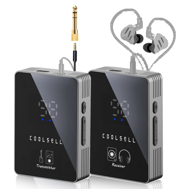 2.4G Wireless IEM System 150m Transmission Range Wireless In-Ear Monitor System Transmitter Bodypack Receiver for Stage and Live