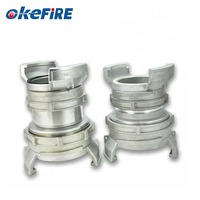 Okefire Vente Chaude Raccord Réducteur Français en Aluminium et Acier Inoxydable Argenté 1 1/2"~4"
