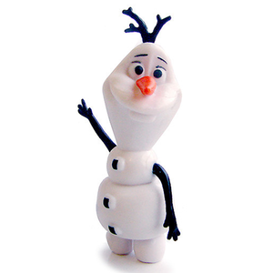 Artesanía de resina personalizada figura de dibujos animados tamaño real de fibra de vidrio congelado Olaf escultura Snowy Man estatua - Product Image 4
