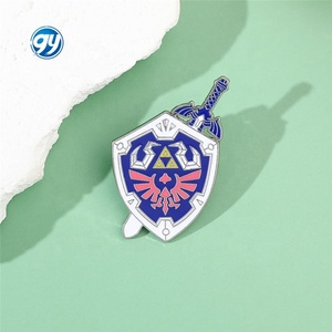 ชุดเข็มกลัดดาบรูปปีกไททันโจมตีการ์ตูนมังงะป้ายโลหะอนิเมะ - Product Image 3
