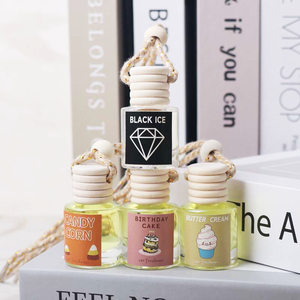 Ambientador de Coche Colgante en Botella de Vidrio, Perfume Líquido, Adorno Colgante, Aromaterapia para Automóvil - Product Image 2