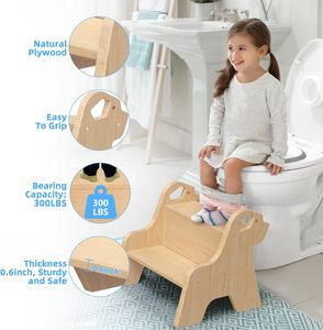 <strong>DOG</strong> STEEL Wood Kitchen Toddler <strong>Step</strong> <strong>Stool</strong> Kitchen Helper Learning Tower - Product Image 3