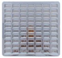 Plateau blister gaufré antistatique en PET transparent, forme personnalisée, avec logo inséré sur mesure, pour l'électronique grand public, fabrication directe usine