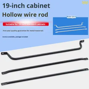 <span class=keywords><strong>Rack</strong></span> de câble creux ignifuge en forme de L de 19 pouces Organisateur de regroupement de câbles à fibres optiques Armoire d'accessoires électroniques - Product Image 5