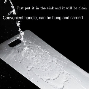 Planche à découper double face en acier inoxydable 304, anti-bactérienne et anti-moisissure, plateau de service alimentaire tendance pour la cuisine (vente en gros) - Product Image 4