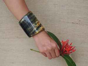 Brazaletes de Cuerno de Búfalo, Artesanía Natural, Joyería Hecha a Mano para Mujer, Estilo Cultural Tradicional y Accesorios Modernos para el Día a Día - Product Image 4