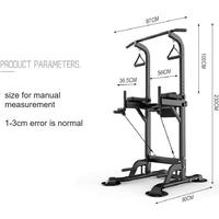 Barra de Dominadas Multifuncional para Gimnasio en Casa - Estación de Entrenamiento de Fuerza Ajustable con Banco y Soporte para Adultos