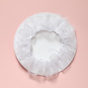11-4-2 Redes para Moños de <span class=keywords><strong>Pelo</strong></span> de Nailon para Niñas, con Borde Elástico de Flores, Cubremoños para <span class=keywords><strong>Ballet</strong></span>, Accesorios para Danza y Patinaje, Red para Danza de Actuación - Product Image 6