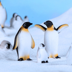 Figuras de Pingüinos en Miniatura de Resina, Adorno para Pastel, Mini Juguetes, Decoraciones de Animales para Micro Paisajes de Hadas y Jardines - Product Image 6