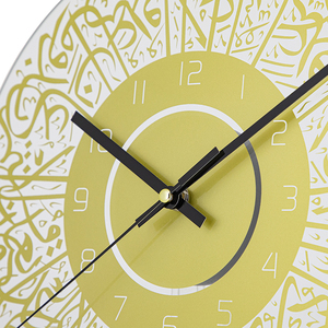 Glass Islamic Ramadan Wall Decorations Arabic Calligraphy Quran Wall <b>Art</b> Azan <b>Clock</b> Islamic - Product Image 5