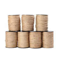 Guirlande en chanvre pour mariage, noël, 25 m, corde en Jute naturelle, pour emballage de cadeau de noël, artisanat, DIY