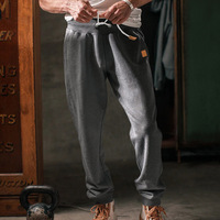 Pantalon de survêtement décontracté pour homme, léger, taille mi-haute, doux, respirant, avec cordon élastique, idéal pour le sport, la gym et le quotidien