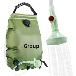 Sac <span class=keywords><strong>de</strong></span> douche pliable robuste pour l'extérieur, chauffé au <span class=keywords><strong>soleil</strong></span>, avec buse marche/arrêt, pour le camping, les voyages et les bains en plein air - Product Image 1