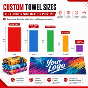 Custom Logo Suede Double-Sided <b>Microfiber</b> Gym <b>Towel</b> <b>Beach</b> <b>Towel</b>, 70x140cm | Premium Soft Sublimation for Resort Spa Gift - Product Image 2