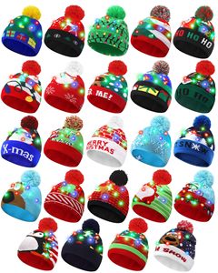 Sombrero de <span class=keywords><strong>Navidad</strong></span> LED Flash de <span class=keywords><strong>Navidad</strong></span> con luz sombrero de punto <span class=keywords><strong>regalo</strong></span> de <span class=keywords><strong>Navidad</strong></span> para adultos decoraciones de fiesta de año nuevo de <span class=keywords><strong>Navidad</strong></span> - Product Image 1