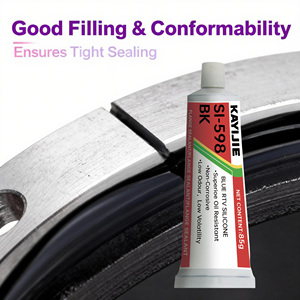 KAYIJIE SI 598BK ขายดีและราคาคุ้มค่าที่สุด: สารเคลือบซิลิโคนอินทรีย์สูตรน้ำ, สารเคลือบกันไฟ, สารเคลือบกันไฟสำหรับเหล็ก - Product Image 2