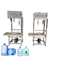 Machine de remplissage et de capsulage d'eau en bouteille de 20 litres à prix d'usine machine de remplissage d'eau semi-automatique de 5 gallons