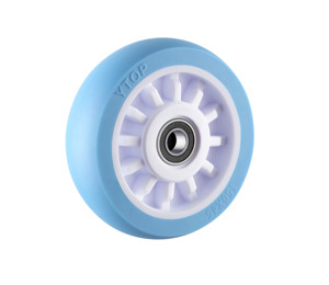 YTOP Leichte Pu-Schwenk-Zwillingsrollen von 2,55 Zoll Leichte Pu-Schwenk-Zwillingsrollen - Product Image 1