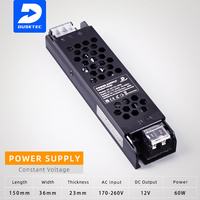 LED aydınlatma için özel 60W-300W DC 12V/24V sabit voltaj 175-264V LED güç kaynağı trafo sürücüsü