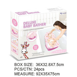 Produit pour bébé Chaises de lit pliable Cartoon Surface en maille à séchage rapide Baigneuse pour bébé Jouets 0-12 mois - Product Image 4