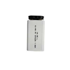 Batería Recargable de Ni-MH de 9V y 200mAh, 6F22 6LF22 522 MN1604, Alta Capacidad y Larga Vida Útil para Detectores de Humo, <span class=keywords><strong>Radios</strong></span> - Product Image 5