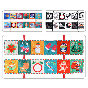 <strong>Christmas</strong> Decorations for Baby Cloth Soft Sensory <strong>Book</strong> Toy Baby <strong>Activity</strong> Toy Fabric Baby <strong>Book</strong> - Product Image 6