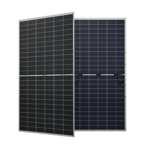 แผงโซลาร์เซลล์แบบกระจกสองชั้นครึ่งเซลล์ SOLAR กำลังไฟ 550w 600w ชุดแผงโซลาร์เซลล์สีดำทั้งหมดแบบโมโน - Product Image 3