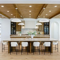 Ensembles complets de meubles de cuisine en bois massif sur mesure avec design gratuit