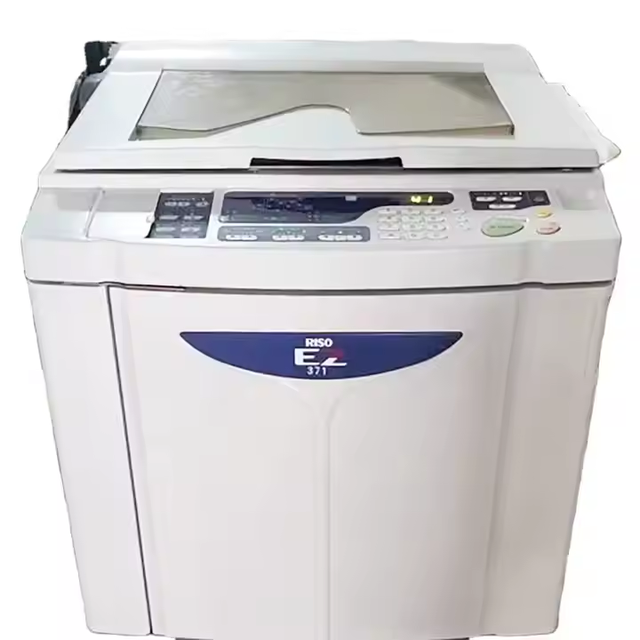 130ppm A3 Paper Digital Duplicator High Speed Inkjet Printer for RISO EV3760C EZ370 EZ371 3 in 1 Colored Refurbishes Machine