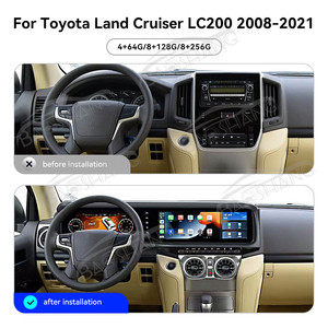 Pantalla Táctil Interactiva Baoshang de 12.3 Pulgadas para Toyota Land Cruiser LC200 2008-2021, Android 15, GPS para Auto, Carplay Inalámbrico - Product Image 2