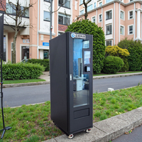 Máquina Expendedora de Bebidas Comercial de Alto Valor, Operada con Monedas, Pantalla Táctil LED SDK, Capacidad de 20-150, Preparación de Té con Leche, 3 Años de Garantía