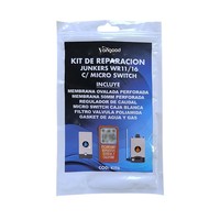 Kit de réparation pour chauffe-eau à gaz avec boîtier blanc, micro-interrupteur, régulateur de débit standard et filtre à valve en polyamide