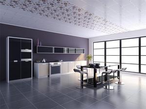 Pannello a Doghe <span class=keywords><strong>in</strong></span> <span class=keywords><strong>PVC</strong></span> Impermeabile, Pannello Acustico a Nido d'Ape, Piastrella Flessibile per Soffitto Decorativo per Hotel, <span class=keywords><strong>Pannelli</strong></span> per Pareti del Bagno - Product Image 5