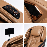 Fauteuils de massage professionnels électriques à gravité zéro avec manipulateur 3D Bluetooth, rail SL automatique