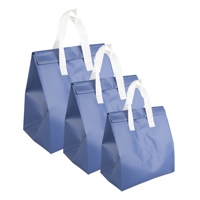 Sac isotherme réutilisable de 30 L en tissu non tissé avec feuille d'aluminium pour boulangerie, isolation et livraison de gâteaux fraîchement cuits