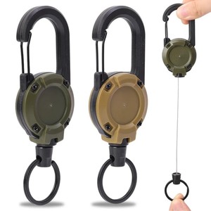 Porte-clés Yoyo Rétractable Robuste en Plastique Coloré avec Logo Personnalisé, Anti-Perte, et Clip Mousqueton pour Badge – Vente en Gros - Product Image 2